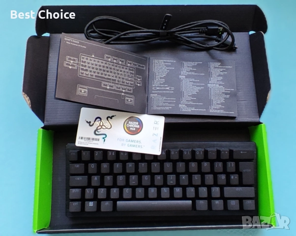 Геймърска клавиатура Razer Huntsman V3 Pro Mini, снимка 11 - Клавиатури и мишки - 52765997