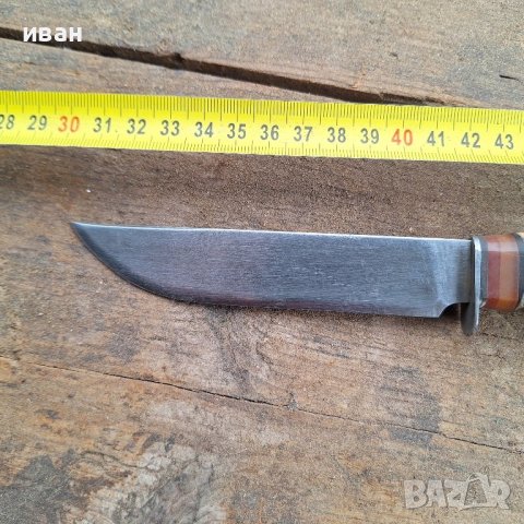 Стар Ловен нож , снимка 3 - Ножове - 43641954