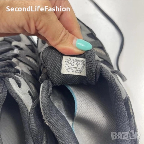 Обувки Salomon Gore-tex за момчета, размер 36 черно-сиви, за туризъм, снимка 5 - Детски обувки - 52505786