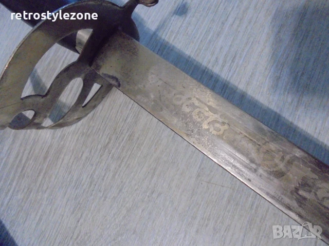 № 8104 стара индийска сабя с кания  – Ръчна изработка - Декоративна  - Колекционерска , снимка 5 - Антикварни и старинни предмети - 50741836