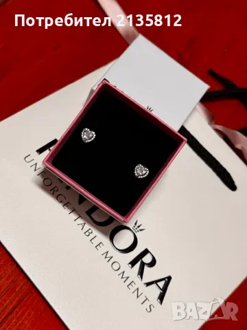 Обеци Пандора Pandora , снимка 13 - Обеци - 49866300