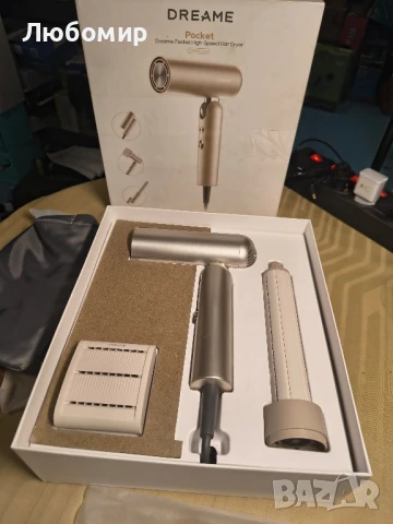 Високоскоростен сешоар Dreame Pocket 1300w, снимка 3 - Сешоари - 51159876