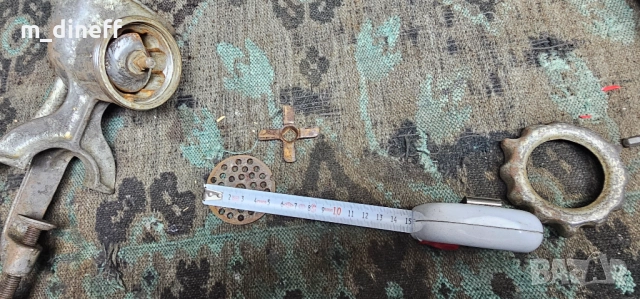 Чугунена Месомелачка №74 - БДС/ГОСТ, Ръчна, снимка 6 - Други - 52666775