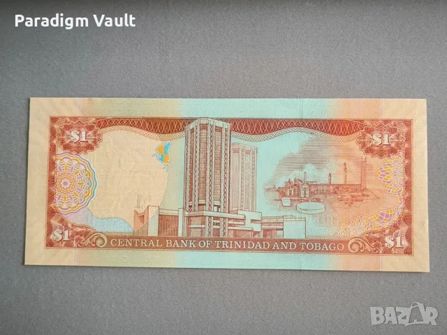 Банкнота - Тринидад и Тобаго - 1 долар UNC | 2006г, снимка 2 - Нумизматика и бонистика - 48354393