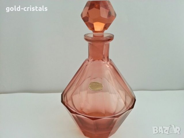 Ретро стъклени чаши и гарафа  53г, снимка 10 - Антикварни и старинни предмети - 27479846