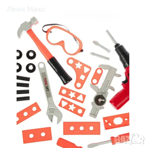 Комплект инструменти с винтоверт 26 части на батерии , снимка 6 - Електрически играчки - 48285115