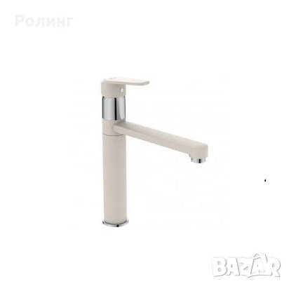 СМЕСИТЕЛ ЗА КУХНЯ SEVA L С ВИСОК ТРЪБЕН ЧУЧУР BC393AA