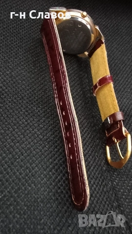 18k Gold Charles Delon, огледално стъкло, нова AGFA батерия. , снимка 12 - Мъжки - 53606554