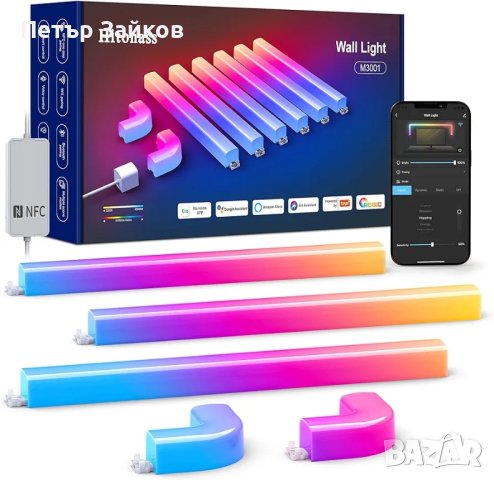 интелигентни стенни осветителни тела, LED , снимка 2 - Лед осветление - 43504091