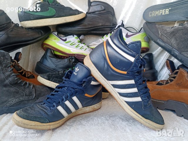 мъжки маратонки кецове  adidas® MID Leather shoes original, естествена кожа, 42 - 43,GOGOMOTO.BAZAR., снимка 5 - Маратонки - 43898777