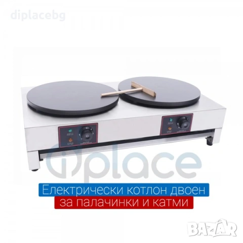 Котлон за палачинки и катми електрически професионален 2 модела налични, снимка 8 - Обзавеждане за заведение - 53147447