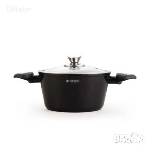 Комплект от 12 части - тенджери, тиган и подложки Edenberg EB-5613, снимка 4 - Други - 53389182