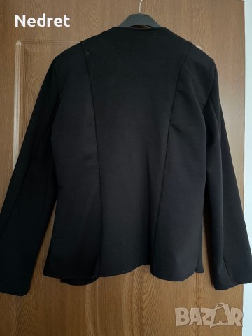 Черно дамско сако, снимка 3 - Сака - 38104508