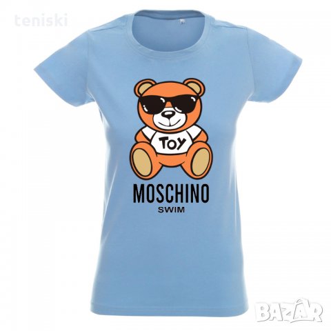  Тениска Moschino Bear принт Нови модели и цветове, снимка 2 - Тениски - 33613386