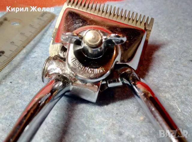 MADE in CHINA Стара МАШИНКА За ПОДСТРИГВАНЕ КЛАСИЧЕСКИ РЕТРО МОДЕЛ За КОЛЕКЦИЯ 48325, снимка 8 - Антикварни и старинни предмети - 47597919