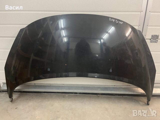 Преден капак ЧЕРЕН Peugeot 207 1.6 THP Turbo 150к.с Hatchback Пежо 207 1.6 ТХП Турбо Хечбек pejo, снимка 1