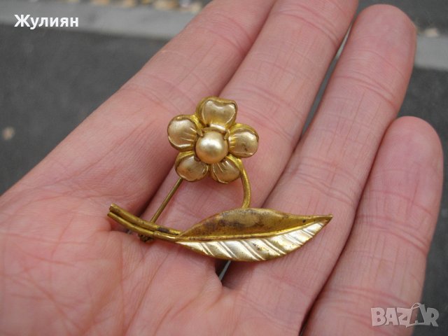 СТАРА БРОШКА, снимка 5 - Антикварни и старинни предмети - 38559975