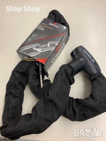 Walfort ключалка за велосипеди и мотопеди мотори мотоциклети дебела верига, снимка 2 - Аксесоари за велосипеди - 40724441