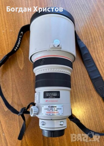 Canon EF 200 mm f/2, снимка 3 - Обективи и филтри - 42934730