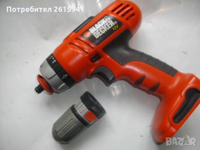 Black Decker HP126F2K-Боди-Блек Декер-Тяло За Винтоверт-Английско-Профи-12 Волта-Внос, снимка 1 - Винтоверти - 28315364