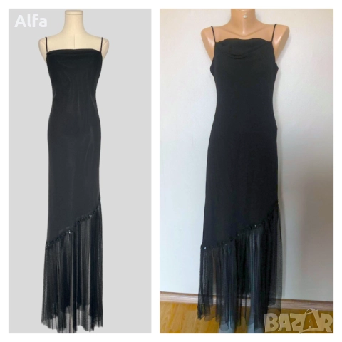 дълга, черна рокля