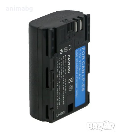 ANIMABG Батерия модел LP-E6 за цифрови фотоапарати на Canon с капацитет 2650mAh 7.2V модели Mark II , снимка 5 - Батерии, зарядни - 44061992