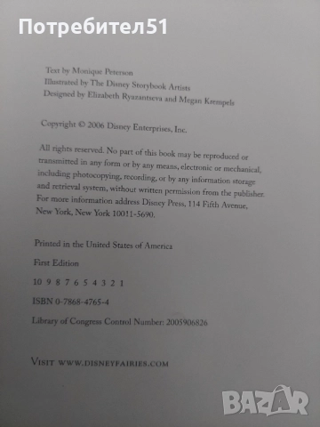 Книга за феи In the Realm of the Never Fairies, снимка 4 - Художествена литература - 51542419