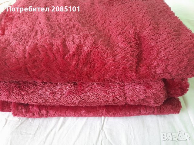 Плюшени покривки за легла, снимка 1 - Спални и легла - 43325515