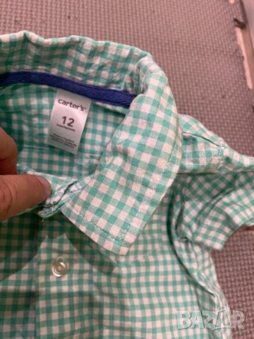 Carters 2бр летни гащеризона 12м, снимка 5 - Бебешки гащеризони - 28911285