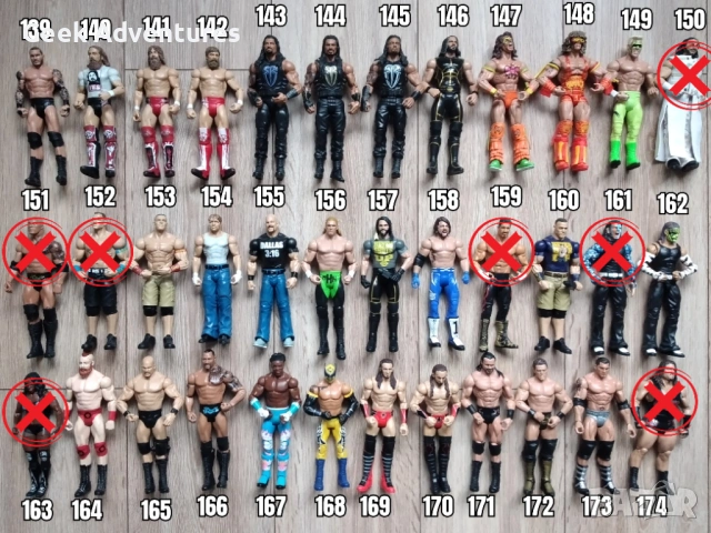 Екшън Фигурки WWE Кеч Pro-Wrestling Action Figures Dean Ambrose Hogan Cena, снимка 5 - Колекции - 46527048