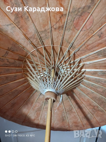 Азиатски чадър, снимка 4 - Антикварни и старинни предмети - 53250884