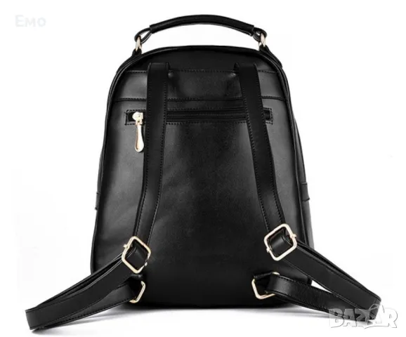 Дамска раница от еко кожа с регулируема дължина на дръжките, снимка 8 - Чанти - 47739600