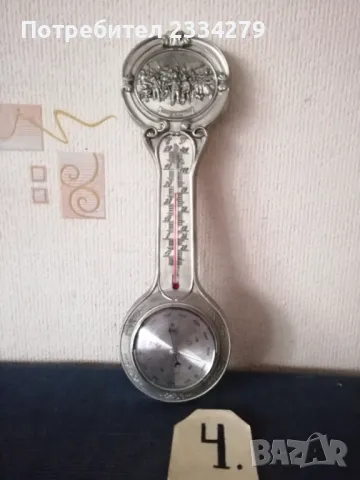 Барометри, измервателни уреди,стари немски от различни производители в различни държави. ., снимка 10 - Антикварни и старинни предмети - 42667616