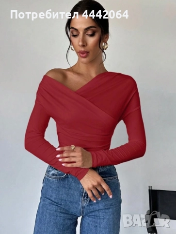 Блуза бордо, снимка 1