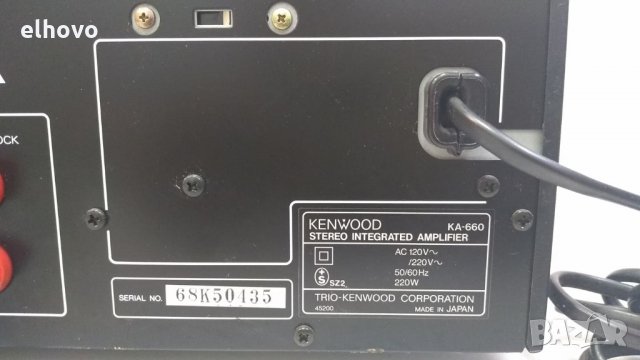 Стерео усилвател Kenwood KA-660, снимка 7 - Ресийвъри, усилватели, смесителни пултове - 33459724