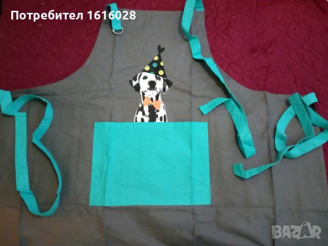 Нова голяма готварска - барбекю престилка.