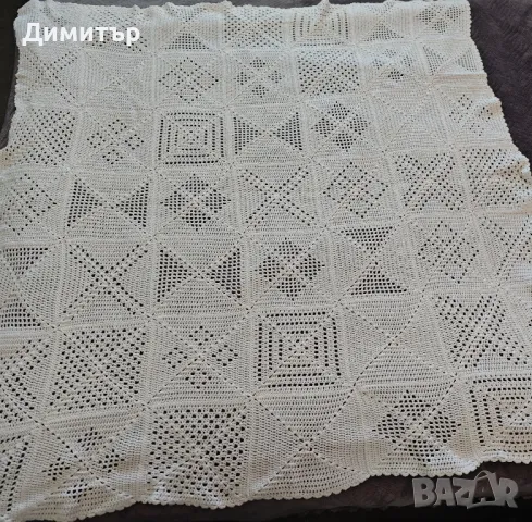 Неупотребявана плетена покривка , снимка 6 - Декорация за дома - 49695121