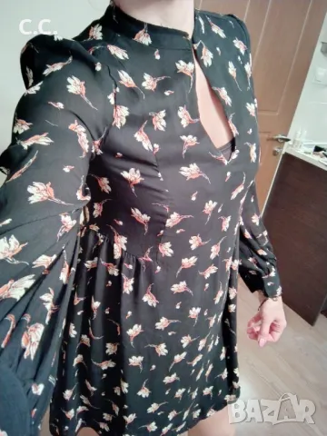 Стилна рокля, р-р С, цена 9 лв, снимка 4 - Рокли - 48743173