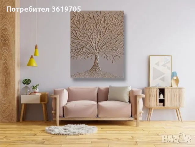 Интериорна картина " Древо на живот", снимка 2 - Картини - 49763812