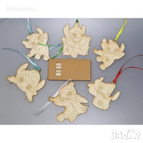 Сет от коледни фигурки за оцветяване + цветни моливи – любими герои на децата!, снимка 9 - Фигурки - 52277653