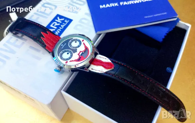 Клоуна MARK FAIRWHALE Нов часовник, снимка 10 - Мъжки - 48476816