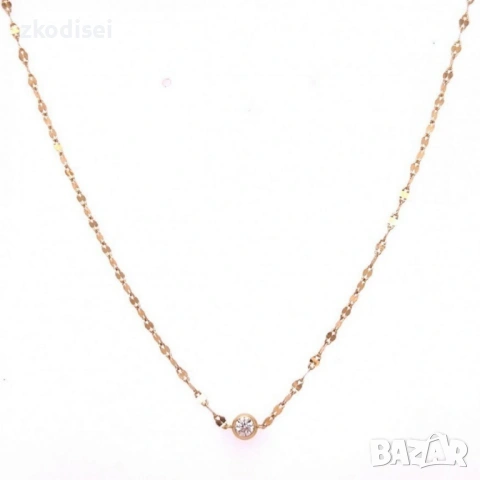 Златно колие 1,25гр. 46,0см. 14кр. проба:585 модел:36910-1