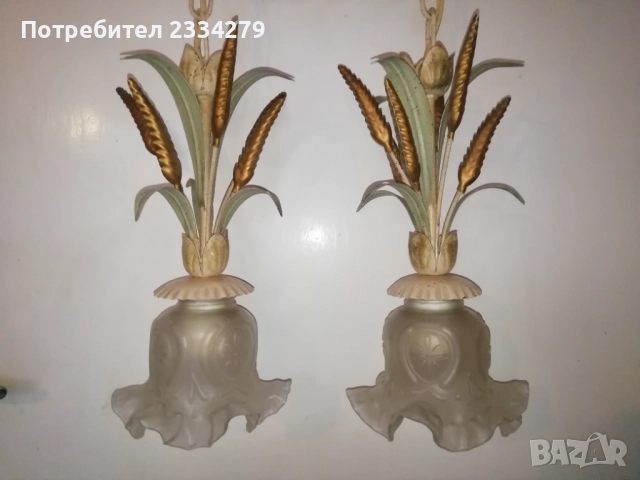 Стари лампи за таван., снимка 9 - Лампи за таван - 52050382