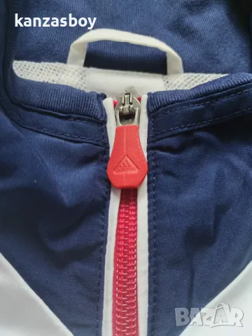 Adidas 2012/13 Olympique Lyonnais Track Football Jacket - футболно колекционерско горнище , снимка 7 - Спортни дрехи, екипи - 49815284