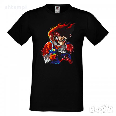 Мъжка тениска Mario Flame Игра,Изненада,Подарък,Празник,Повод, снимка 3 - Тениски - 37236168