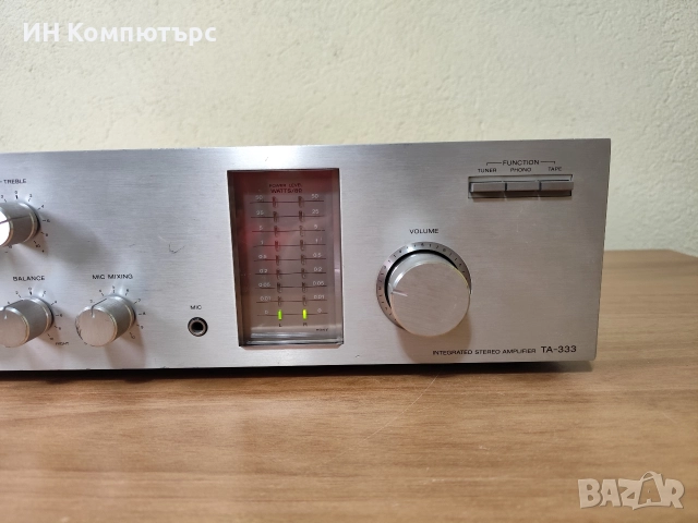 Продавам и интегриран стерео усилвател Sony TA-333, снимка 6 - Ресийвъри, усилватели, смесителни пултове - 52858959