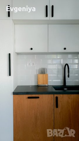 Модерна черна дървена дръжка за кухня, снимка 5 - Други - 43094011
