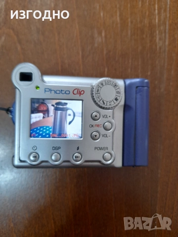 22€ ЦИФРОВ ФОТОАПАРАТ ЗАПАЗЕН ФОТОКЛИП БЪЛГАРСКИ, снимка 2 - Фотоапарати - 53603797