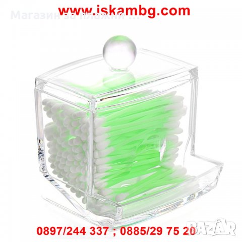 Поставка с капак за клечки за уши, снимка 6 - Други стоки за дома - 28518753