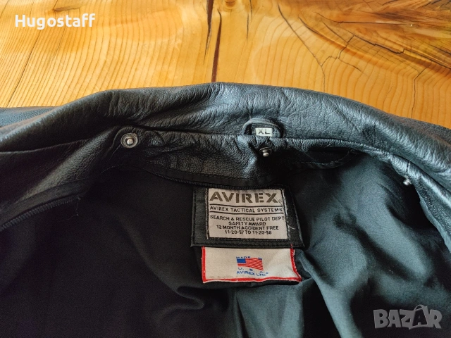 Avirex Top gun G1 Пилотско Авиаторско кожено яке бомбър USA XL, снимка 6 - Якета - 53393901